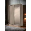Шафа-купе дводверна SENAM E-Line 1500×600×2400 мм Дуб Вінтаж оксид ДСП + Дзеркало EШК 2.2.24.60.15.2