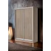 Шкаф-купе двухдверный SENAM E-Line 140х60х210 см Дуб Винтаж оксид ДСП EШК 2.3.21.60.14.1