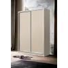 Шафа-купе дводверна SENAM E-Line 1600×600×2100 мм Кашемір ДСП EШК 2.3.21.60.16.1