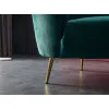 Софа Сильвія смарагдовий + золото