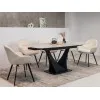 Керамический стол Елио ТМL-990 крема деликато + черный
