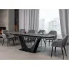 Керамический стол Феличе TML-1000 грей шторм + черный