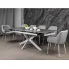 Керамический стол Тициано TML-1150 деликато грей + белый