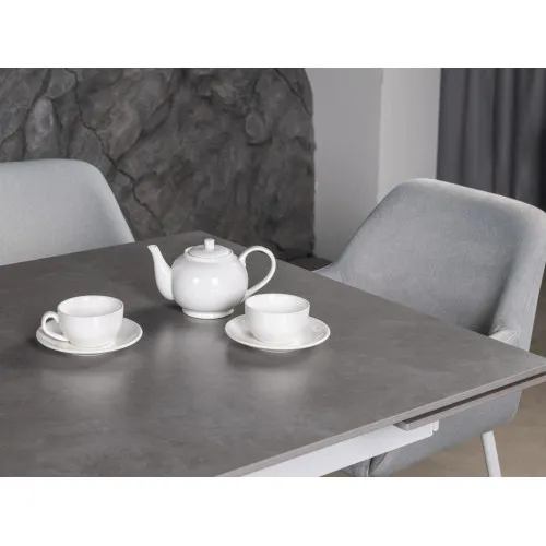 Керамический стол Тициано TML-1150 деликато грей + белый