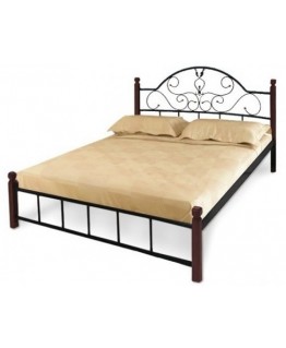 Кровать Металл-Дизайн Анжелика деревянные ножки