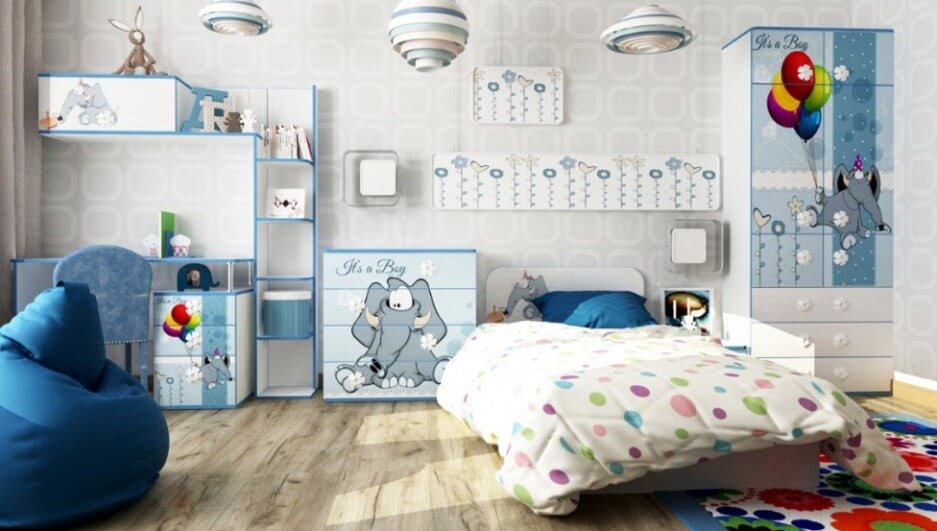 Детская комната Elephant (Слоник) фабрики Luxe Studio