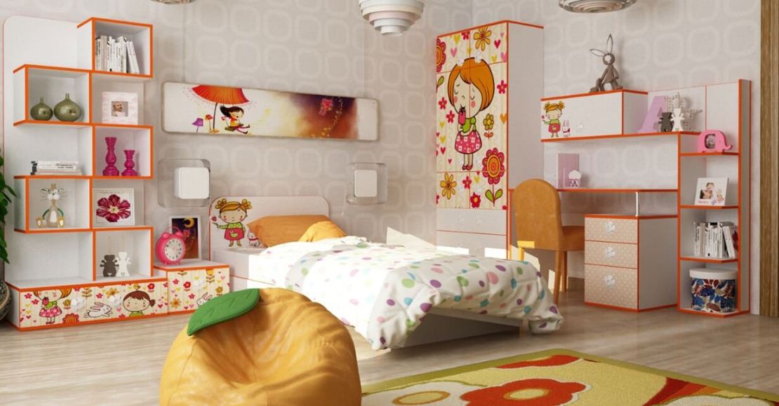 Детская комната Mandarin (Мандаринка) фабрики Luxe Studio