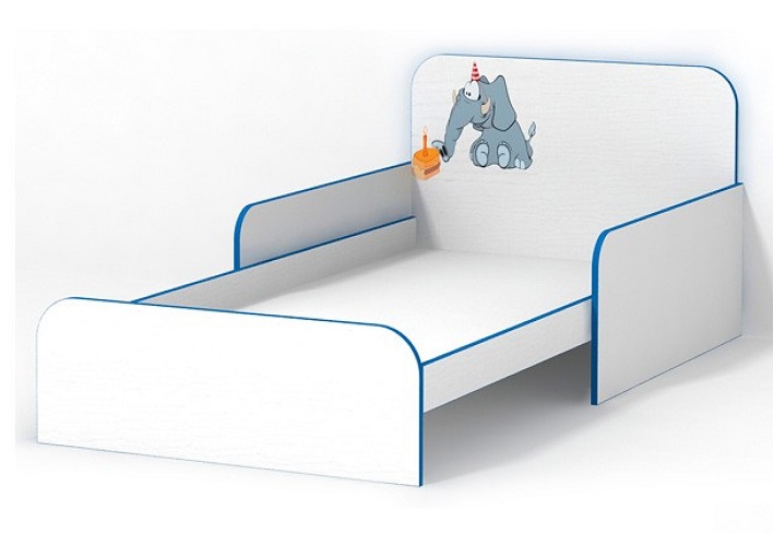 Детская кровать Elephant с бортиком фабрики Luxe Studio